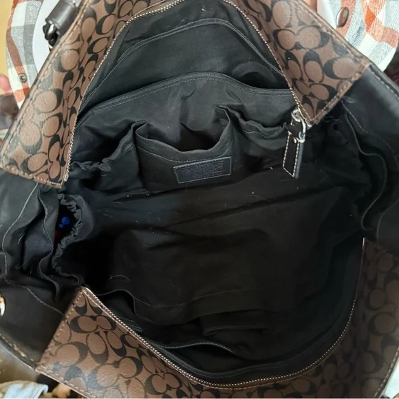 Coach Brown Signature Tote Bag - Picture 2 of 2